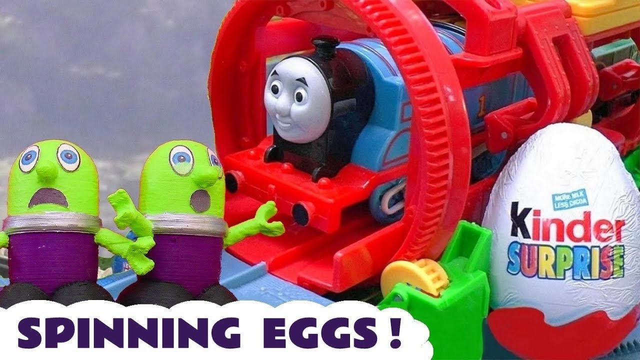 Thomas and Friends and the Funny Funlings Spinning Surprise Eggs Opening revealing Surprise Toys in this family friendly full episode English story for kids