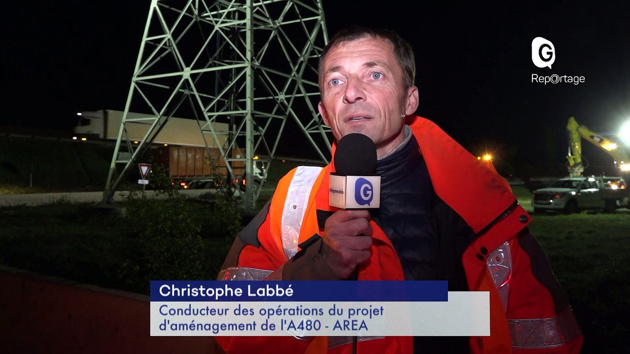 Reportage - Chantier spectaculaire sur l'A480