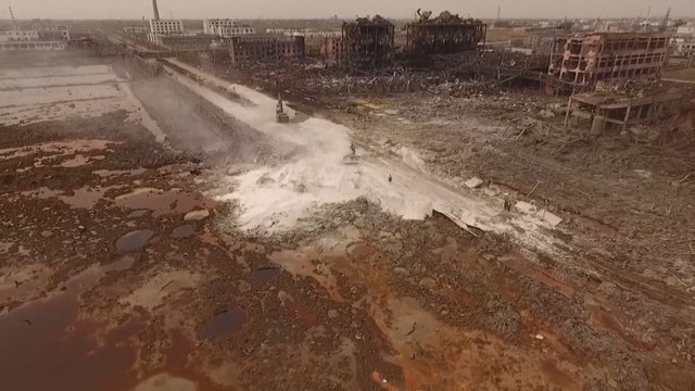 Chinese city shuts down chemical plant after explosion that killed 78 people