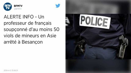 Un professeur de français soupçonné d’avoir violé 50 enfants en Asie