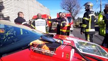 Les pompiers de la Loire et la Haute-Loire se testent sur les risques chimiques chez STTP emballage