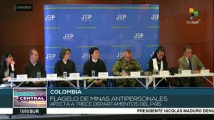 Colombia: JEP recibe informe sobre minas antipersonal
