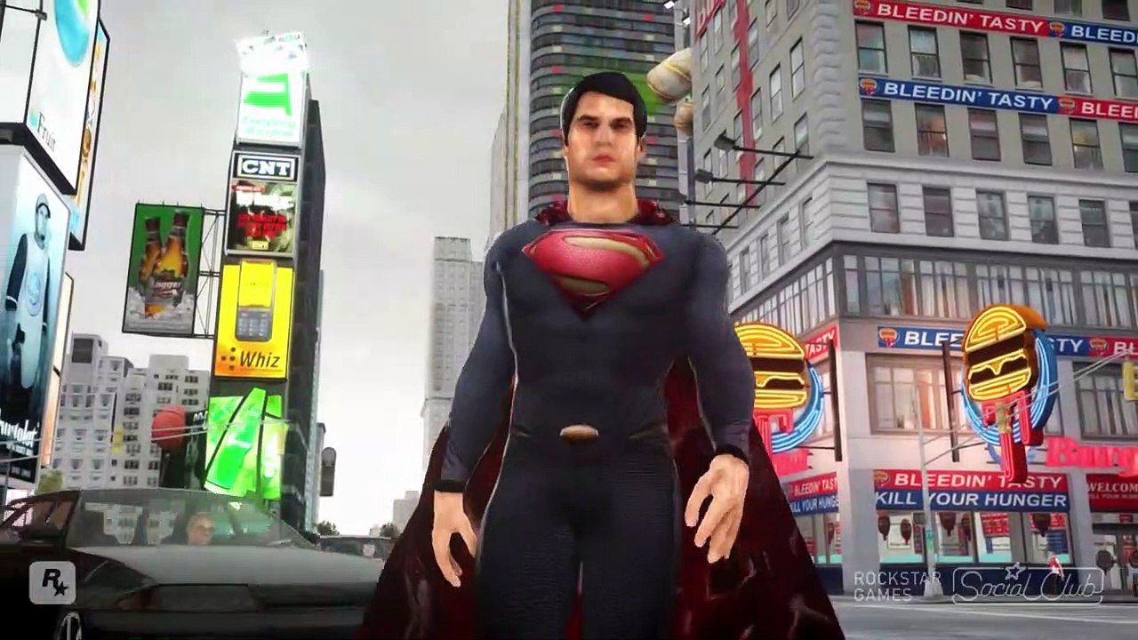 ALL DC COMICS SUPERHEROES IN GRAND THEFT AUTO