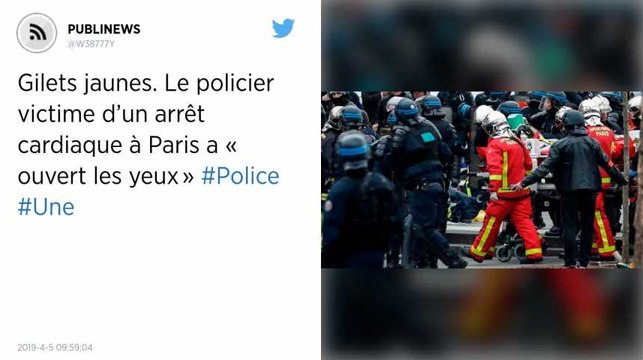 Gilets jaunes. Le policier victime d’un arrêt cardiaque à Paris a « ouvert les yeux »