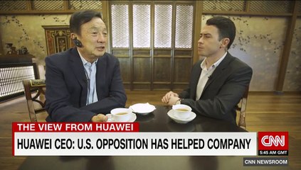Huawei CEO says he's happy about 'attacks' from US