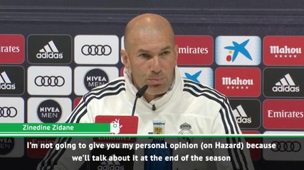 I've always liked Eden Hazard - Zidane