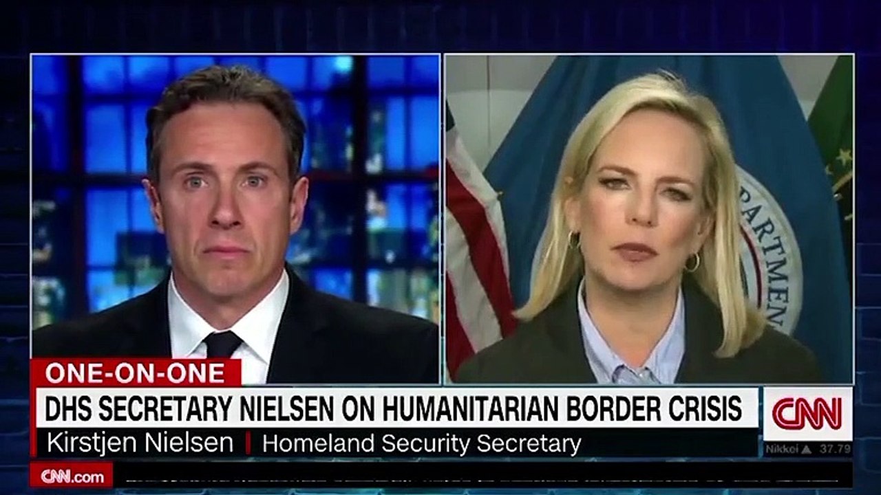 DHS Chief Kirstjen Nielsen Says U.S. Is 'Out Of Space' At Border