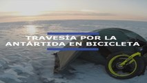 Este podría ser el primer ciclista en atravesar la Antártida