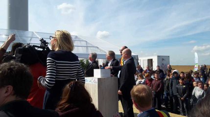 Trois éoliennes inaugurées à Écaussinnes (2)