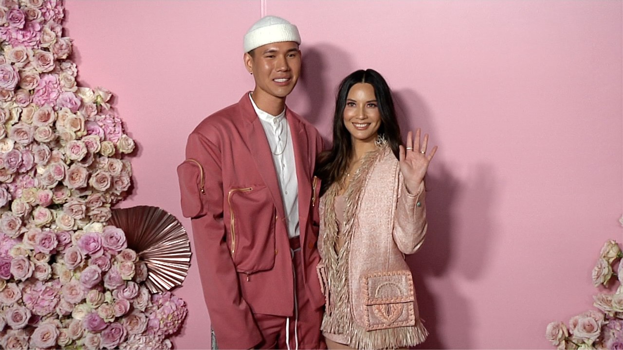 Patrick Ta and Olivia Munn "Patrick Ta Beauty Collection Launch" Pink Carpet