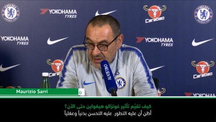 كرة قدم: الدوري الانكليزي: على هيغواين أن يتطور- ساري