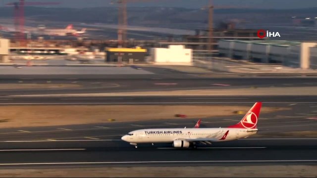 THY’nin 35 yolcusuz uçağı İstanbul Havalimanı’na ulaştı
