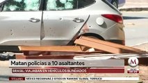 Mueren 10 personas en intento de robo en bancos de Brasil