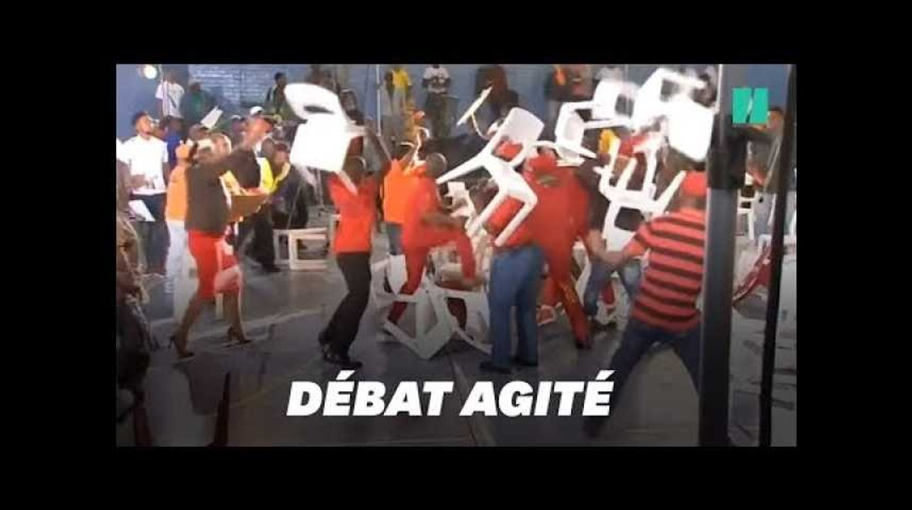 En Afrique du Sud, un débat télévisé termine en bagarre générale