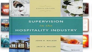 Online Supervision in the Hospitality Industry  For Kindle