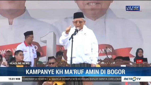 Kiai Ma'ruf Ajak Masyarakat Bogor Perangi Hoaks