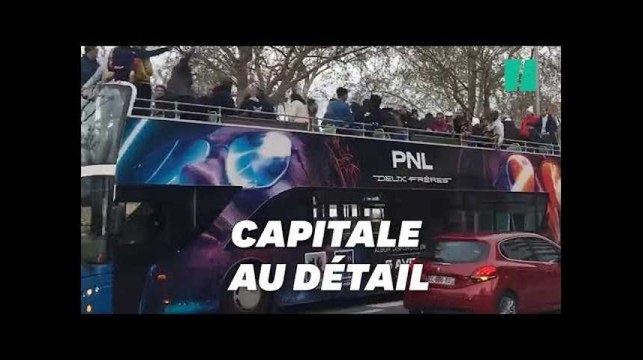 Un bus PNL en direction des Champs-Élysée intrigue