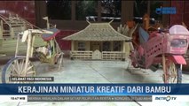 Penyandang Difabel dari Kudus Kreasikan Bambu Jadi Miniatur Cantik