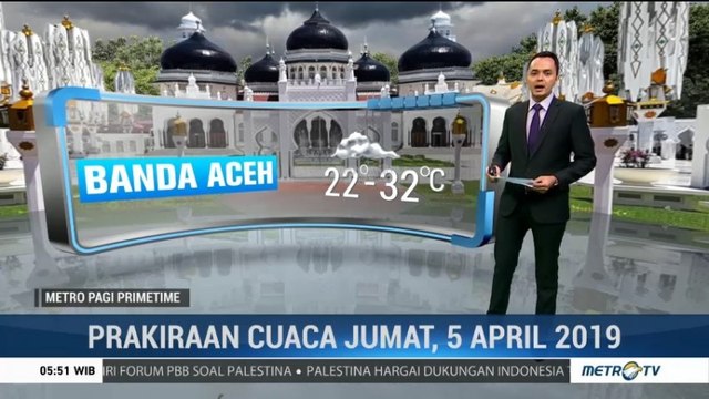 Prakiraan Cuaca: Jumat, 5 April 2019