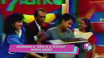 Familia del ex presentador Rodrigo Sánchez recuerda su paso por la televisión