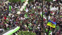 Algerians take part in demonstrations after Bouteflika's resignation