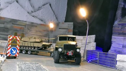 الصليب الأحمر ليوبارد M1 A2! بارد RC خزان للأطفال! اتوماتيك, المسارات الصلب وأكثر!