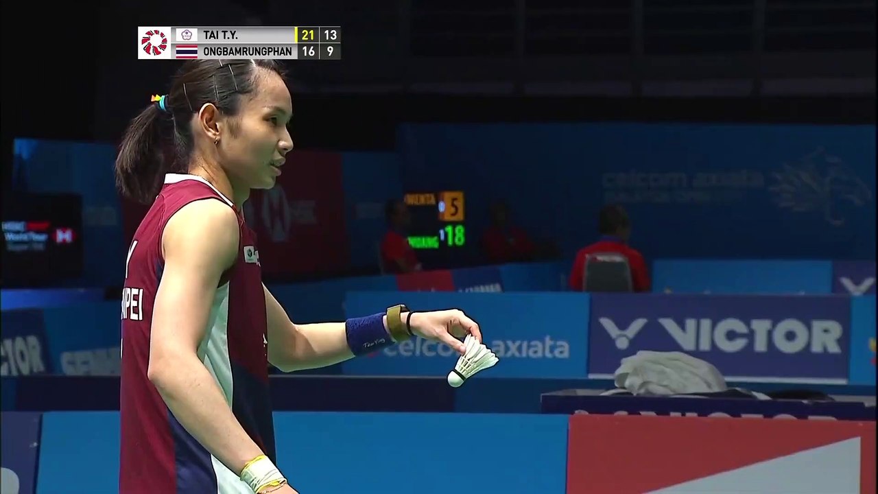 R16 | WS | TAI Tzu Ying (TPE) [1] vs Busanan ONGBAMRUNGPHAN (THA) | BWF 2019