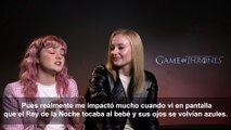 Maisie Williams y Sophie Turner, avanzan el final de Juego de Tronos