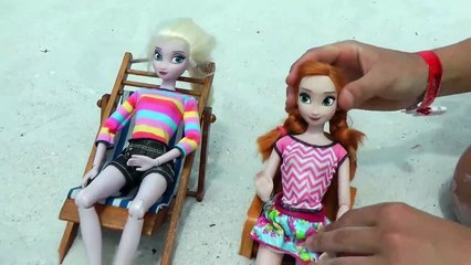 Les tout-petits ELSA & ANNA à la Plage - Trésor Mystère - Shopkins