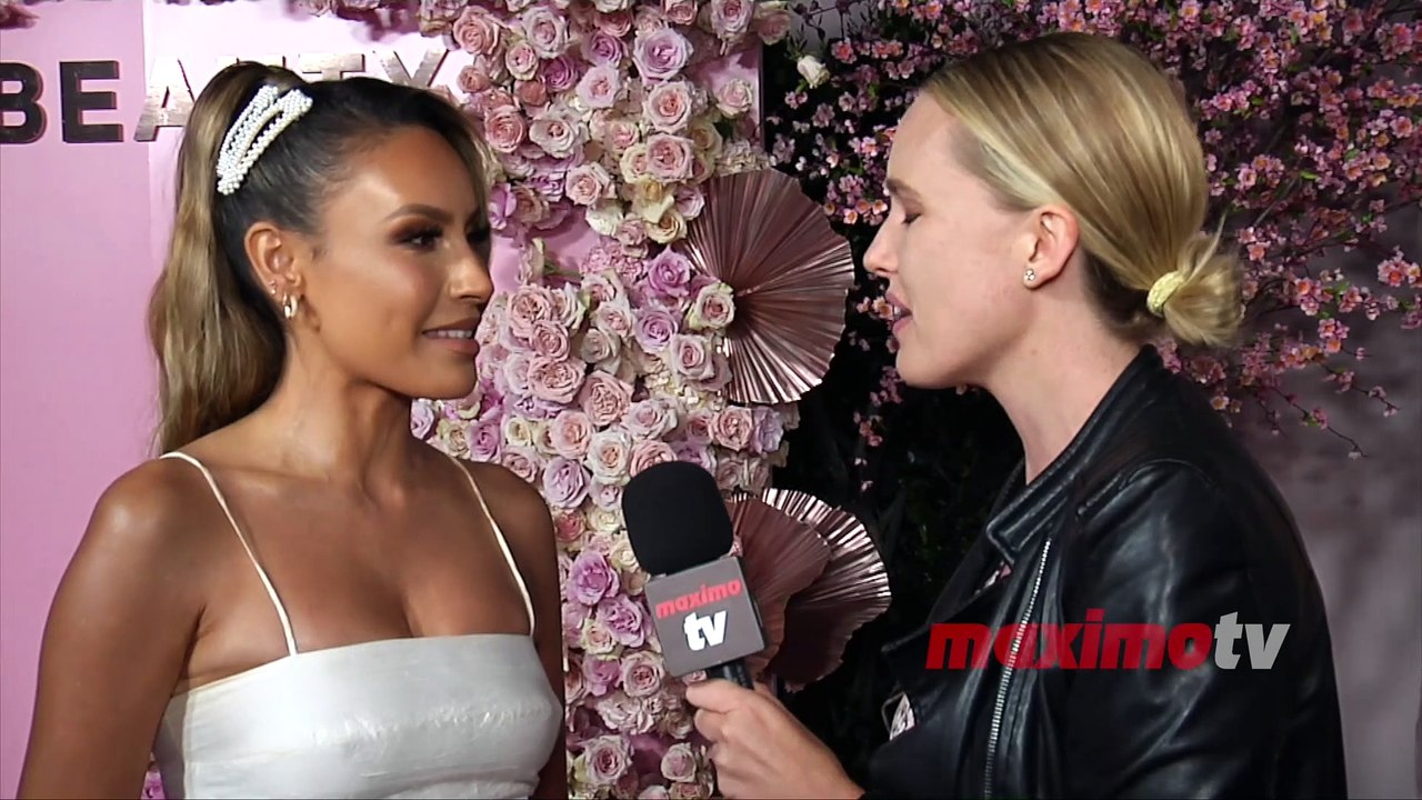 Desi Perkins Interview "Patrick Ta Beauty Collection Launch" Pink Carpet