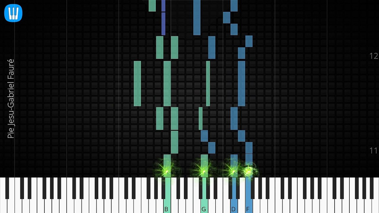  [Piano Solo]Pie Jesu, Gabriel Fauré-Synthesia Piano Tutorial
