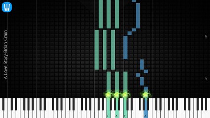  [Piano Solo]A Love Story, Brian Crain-Synthesia Piano Tutorial