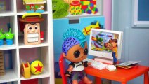 Barbie Doll LOL Punk Boi Family Morning Routine In The Playground & Birthday Party | Boomerang