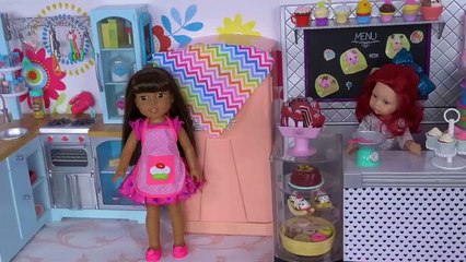 Baby Doll Candy Shop and Ice Cream Toys Play!
