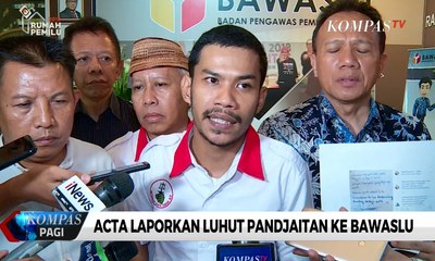 ACTA Laporkan Luhut Binsar Pandjaitan ke Bawaslu