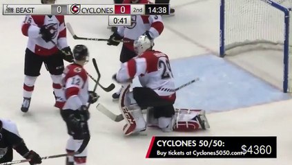 ECHL Brampton Beast 1 at Cincinnati Cyclones 2