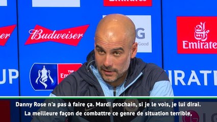 Guardiola : "La meilleure façon de combattre le racisme, c'est de se battre sur le terrain"