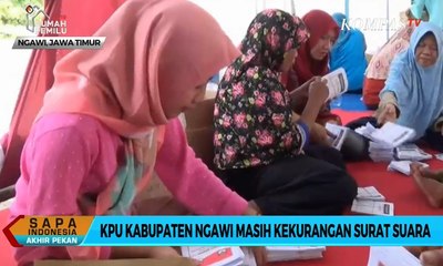 KPU Ngawi Masih Kekurangan Surat Suara