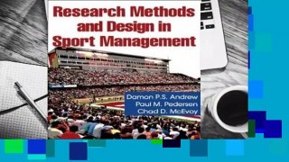 Research Methods and Design in Sport Management  Review