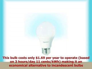 AmazonBasics 100 Watt Equivalent Daylight NonDimmable A21 LED Light Bulb  16Pack