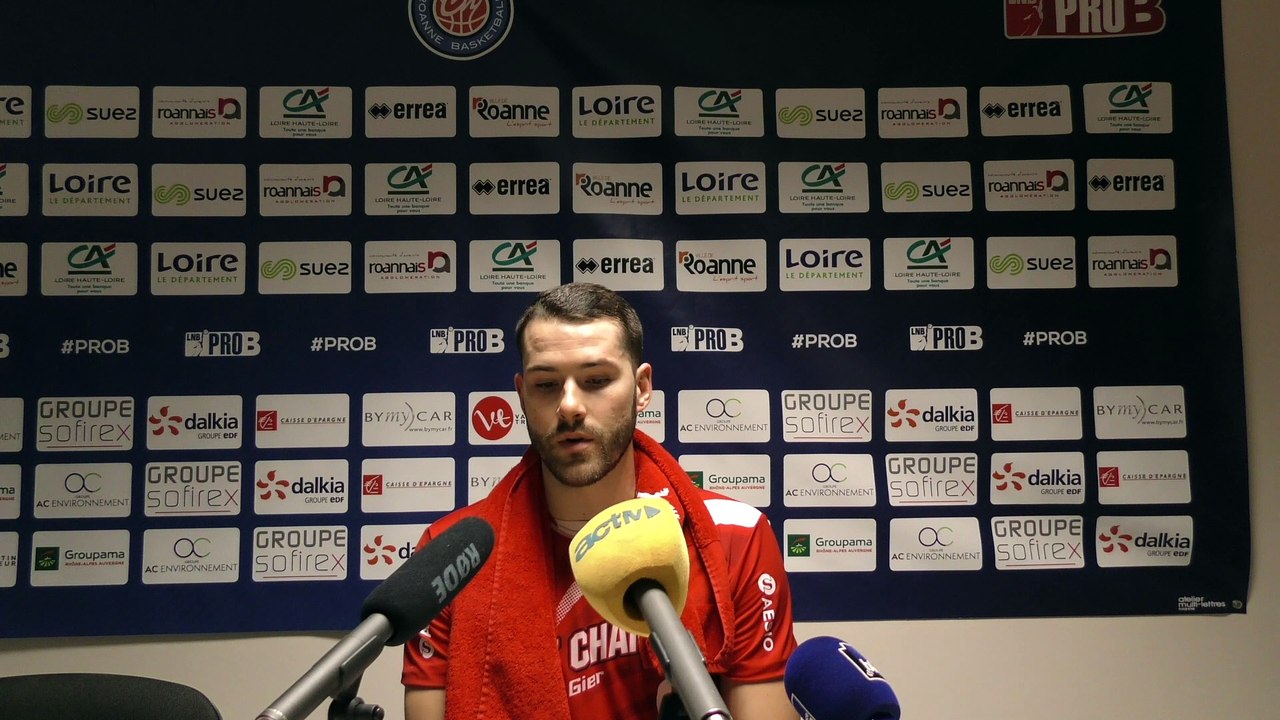 2018/19 Réactions Saint-Chamond après Chorale - Saint-Chamond (78-66, ProB J25)