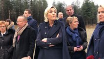 Marine Le Pen dénonce la pollution des éoliennes