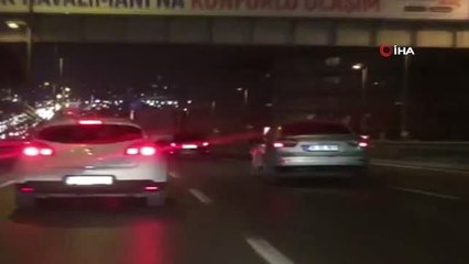 E-5'te Terör Estiren Trafik Magandası Kamerada