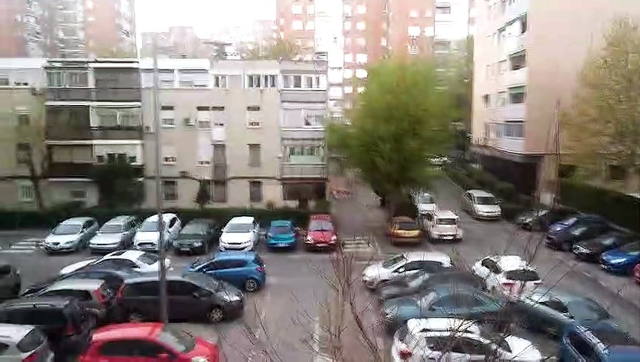 5 DE ABRIL 2019 GRANIZADA EN MADRID
