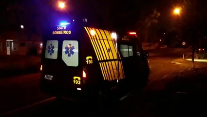 Siate atende mulher ferida em colisão de trânsito