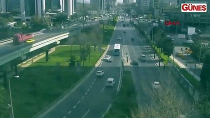 Şişli'deki feci kaza saniye saniye görüntülendi