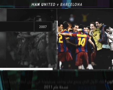 كرة قدم:دوري أبطال اوروبا: لقاء قمة – مان يونايتد وبرشلونة