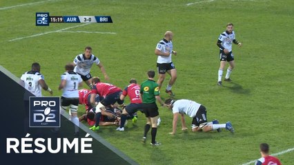 PRO D2 - Résumé Aurillac-Brive: 14-11 - J27 - Saison 2018/2019