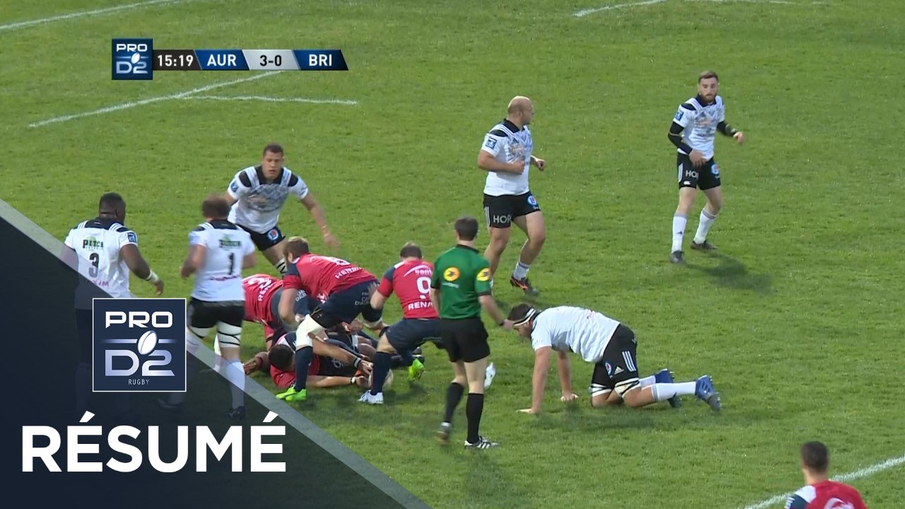PRO D2 - Résumé Aurillac-Brive: 14-11 - J27 - Saison 2018/2019