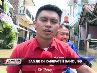 Banjir Rendam Jalan Utama di Kabupaten Bandung